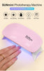 6W Mini Nail Dryer Machine | Portable 6 LED UV, Manicure Lamp, Home Use, Nail Lamp For Drying Polish Varnish, With USB Cable